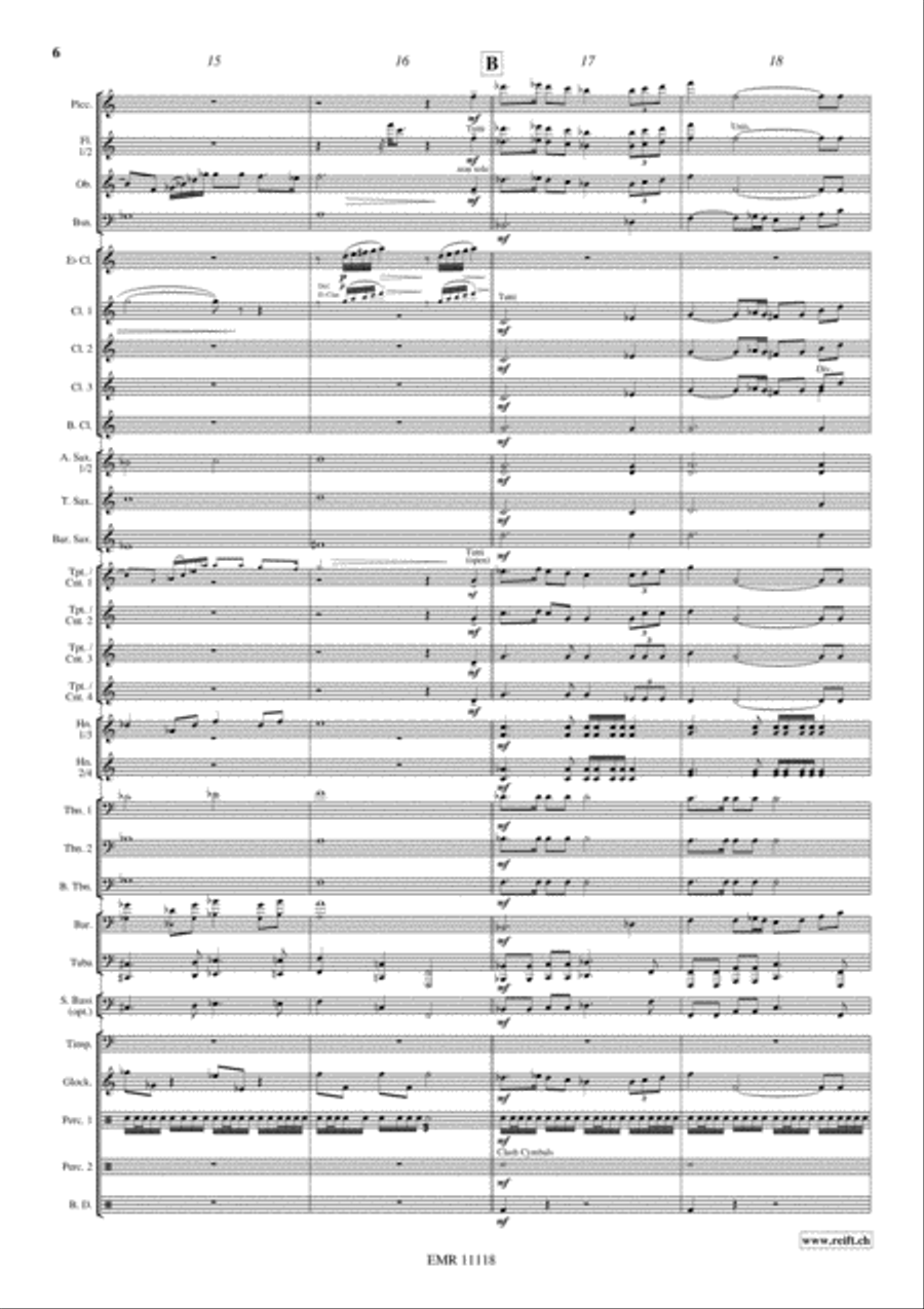 3 Moments Of Happiness Concert Band scores gallery preview page 7