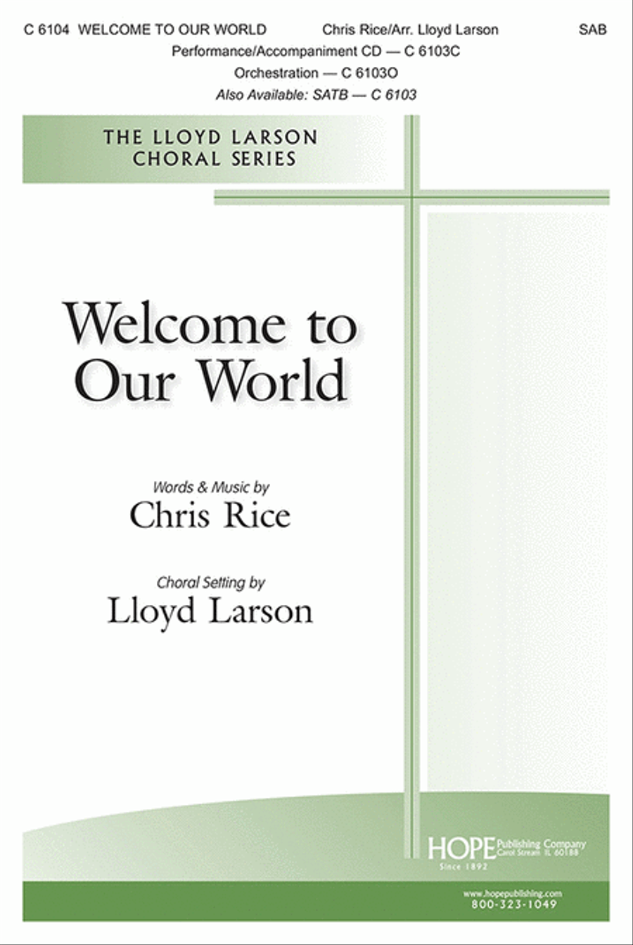 Welcome to Our World 3-Part scores gallery preview page 1