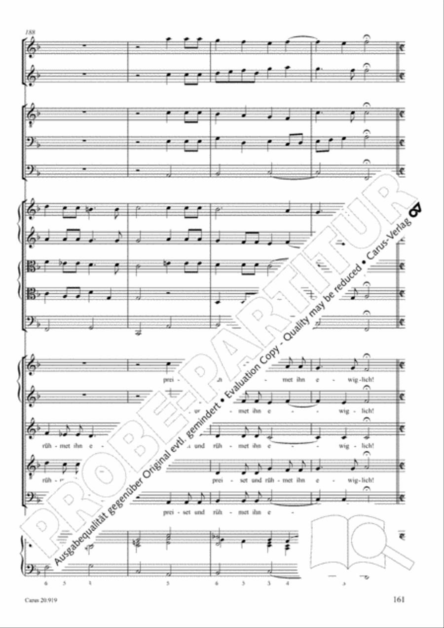 Opera varia I. Works with 1-7 parts (Complete edition, vol. 19) [Werke mit 1-7 obligaten Stimmen] Score scores gallery preview page 218