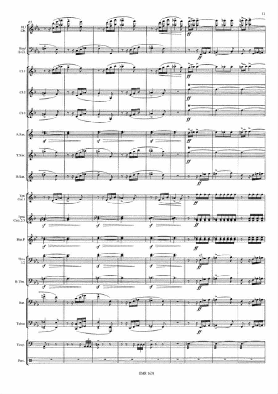 Jean de Florette - Manon des Sources Concert Band scores gallery preview page 12