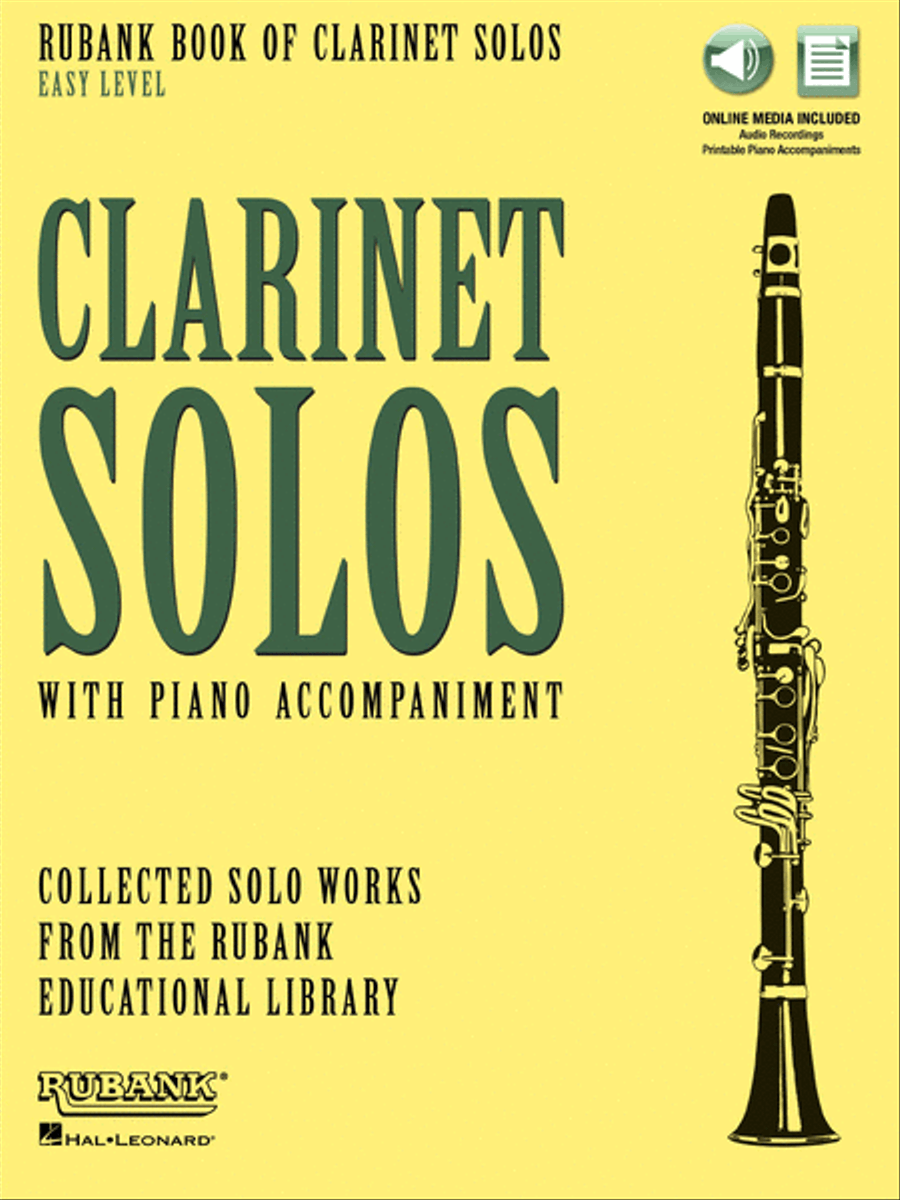Rubank Book of Clarinet Solos – Easy Level Clarinet Solo scores gallery preview page 1