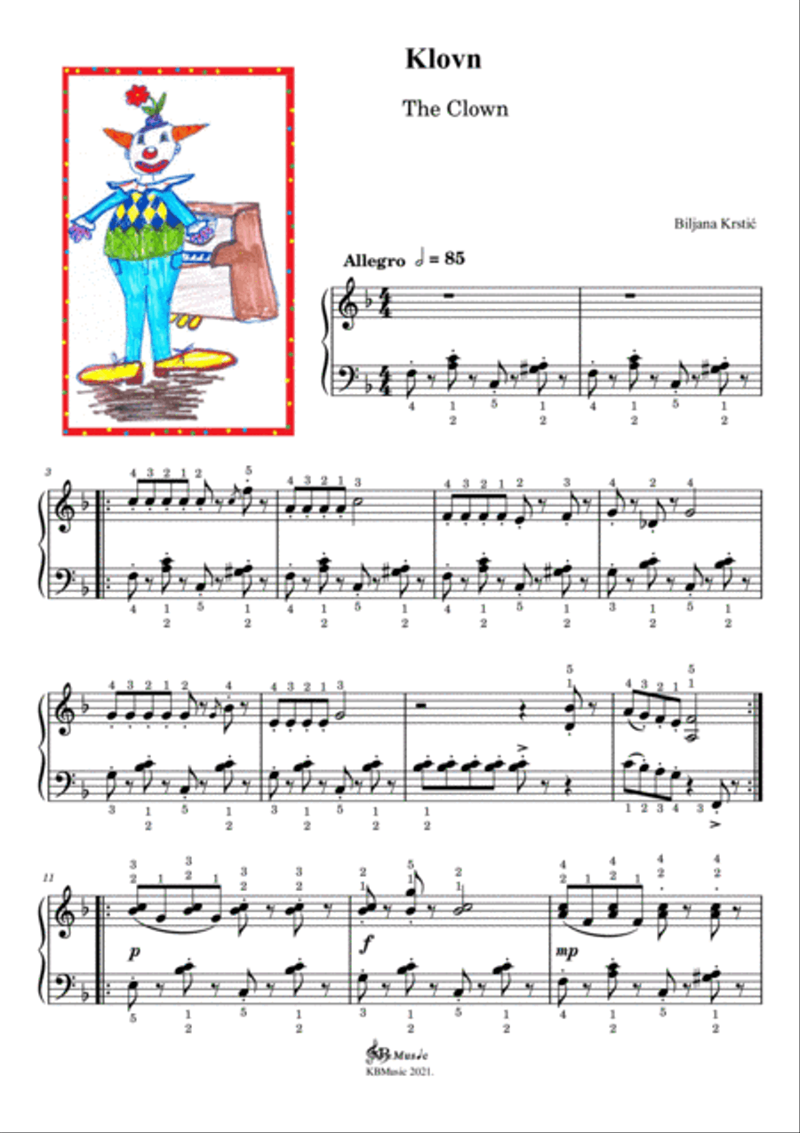 The Clown Part scores gallery preview page 2
