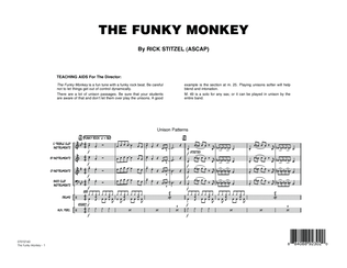 The Funky Monkey - Conductor Score (Full Score)