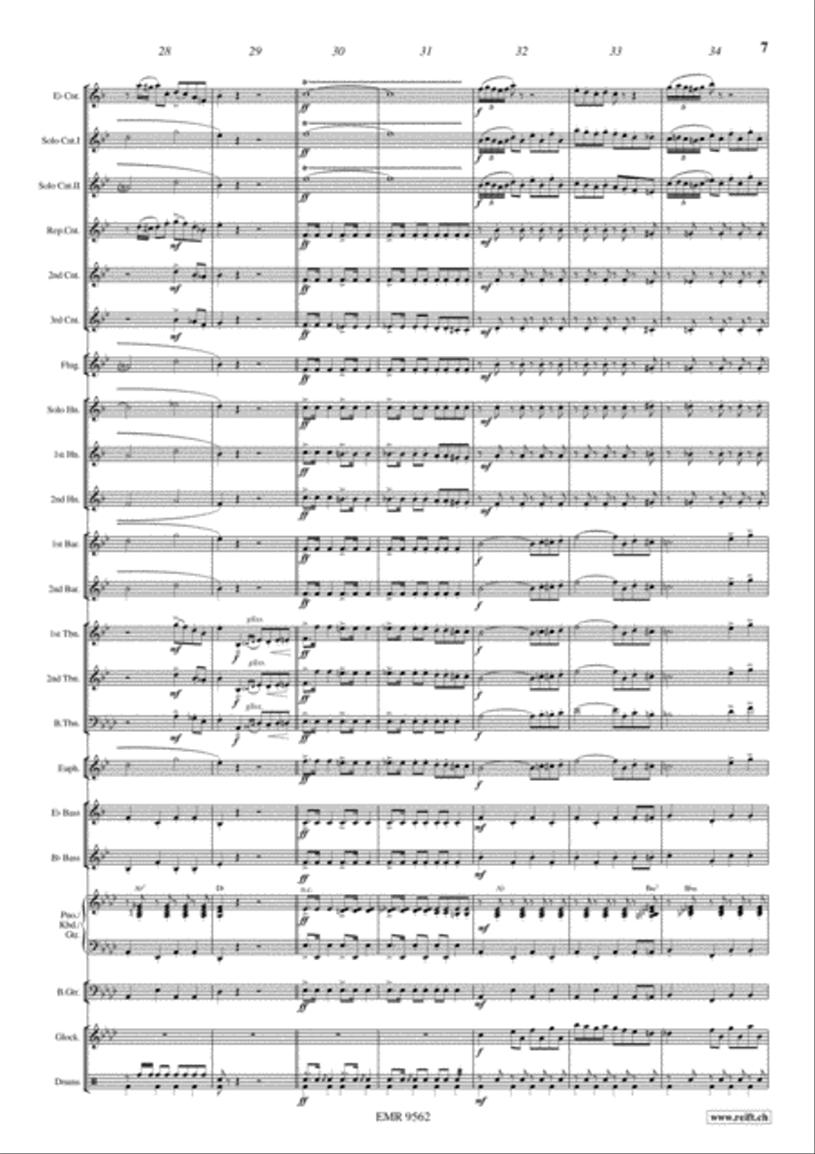 Giulietta Degli Spiriti Brass Band scores gallery preview page 8