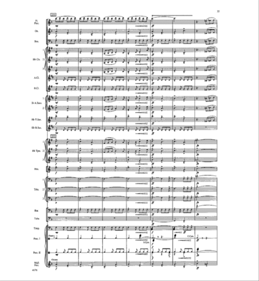 West Highlands Sojourn West Highlands Sojourn Concert Band scores gallery preview page 36