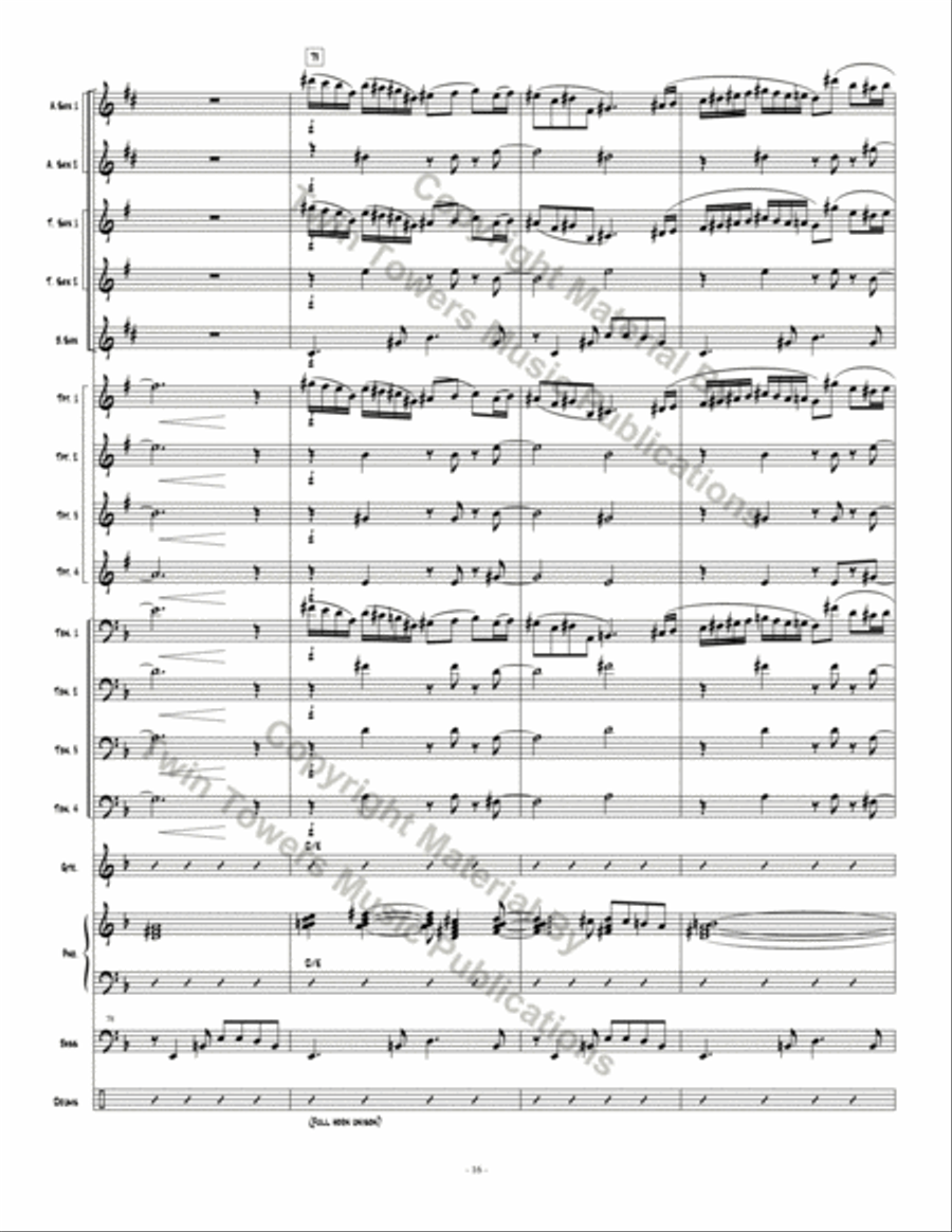 Grind Smooth Jazz Ensemble scores gallery preview page 17