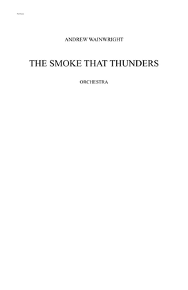 Book cover for The Smoke The Thunders