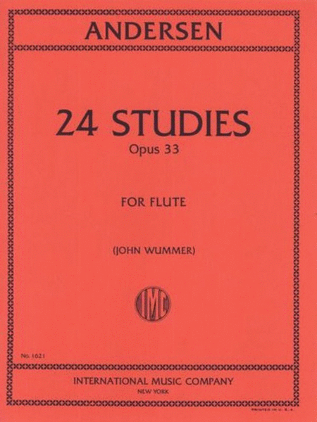 Andersen - 24 Studies Op 33 Flute