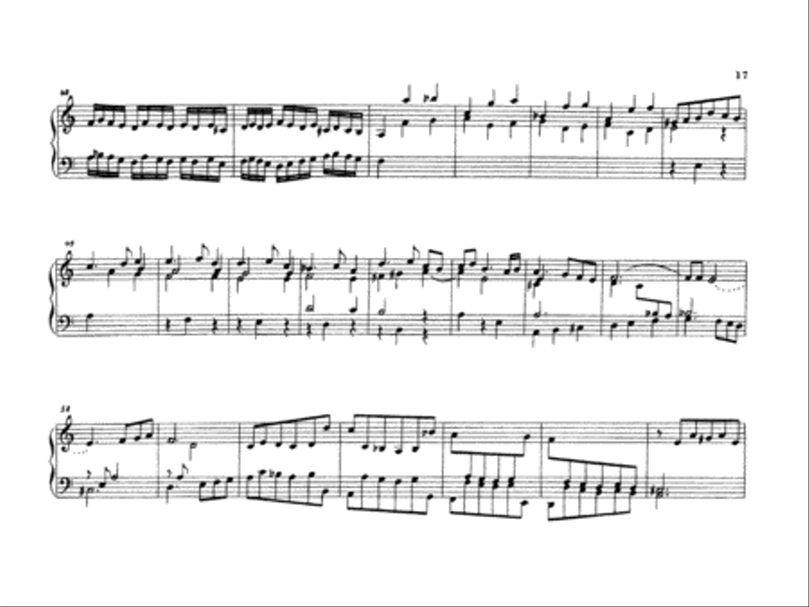 Krieger: Preludes and Fugues Organ scores gallery preview page 3