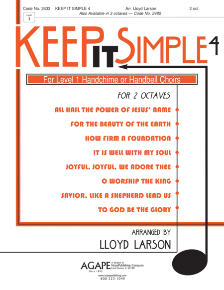 Keep It Simple 4 by Lloyd Larson 2-Octaves - Sheet Music