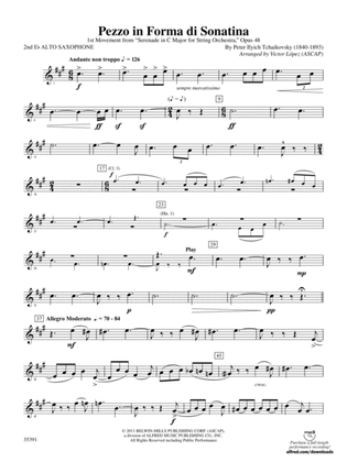 Pezzo in forma di Sonatina: 2nd E-flat Alto Saxophone