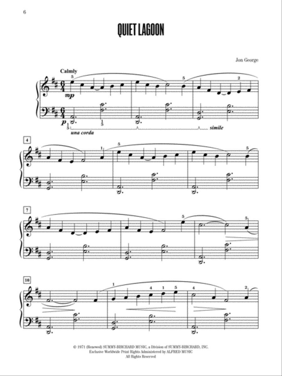 Favorite Contest Winners -- Summy-Birchard & Belwin, Book 2 Easy Piano scores gallery preview page 8