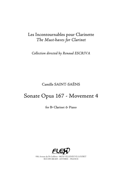 Sonata Opus 167 - Mvt 4 image number null