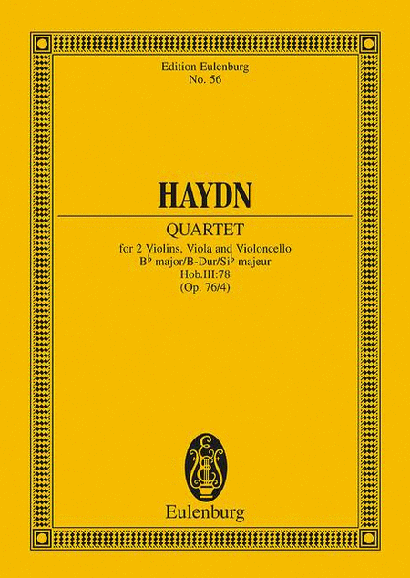 String Quartet in B-flat Major, Op. 76/4 L