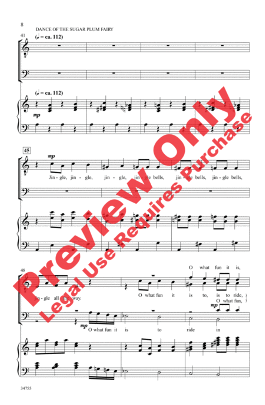Nutcracker Jingles Nutcracker Jingles Men's Choir scores gallery preview page 7