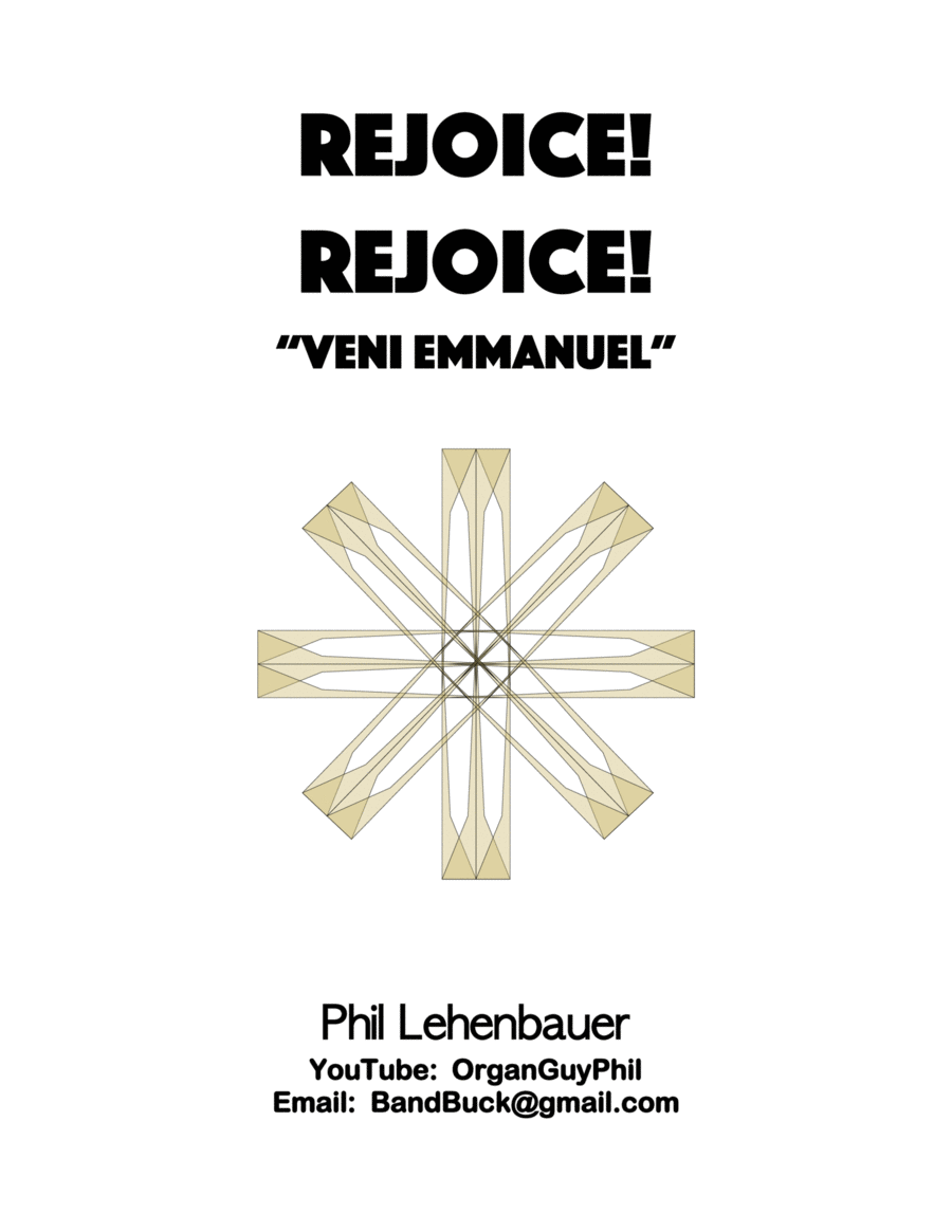 Rejoice! Rejoice! (Veni Emmanuel) organ work by Phil Lehenbauer image number null