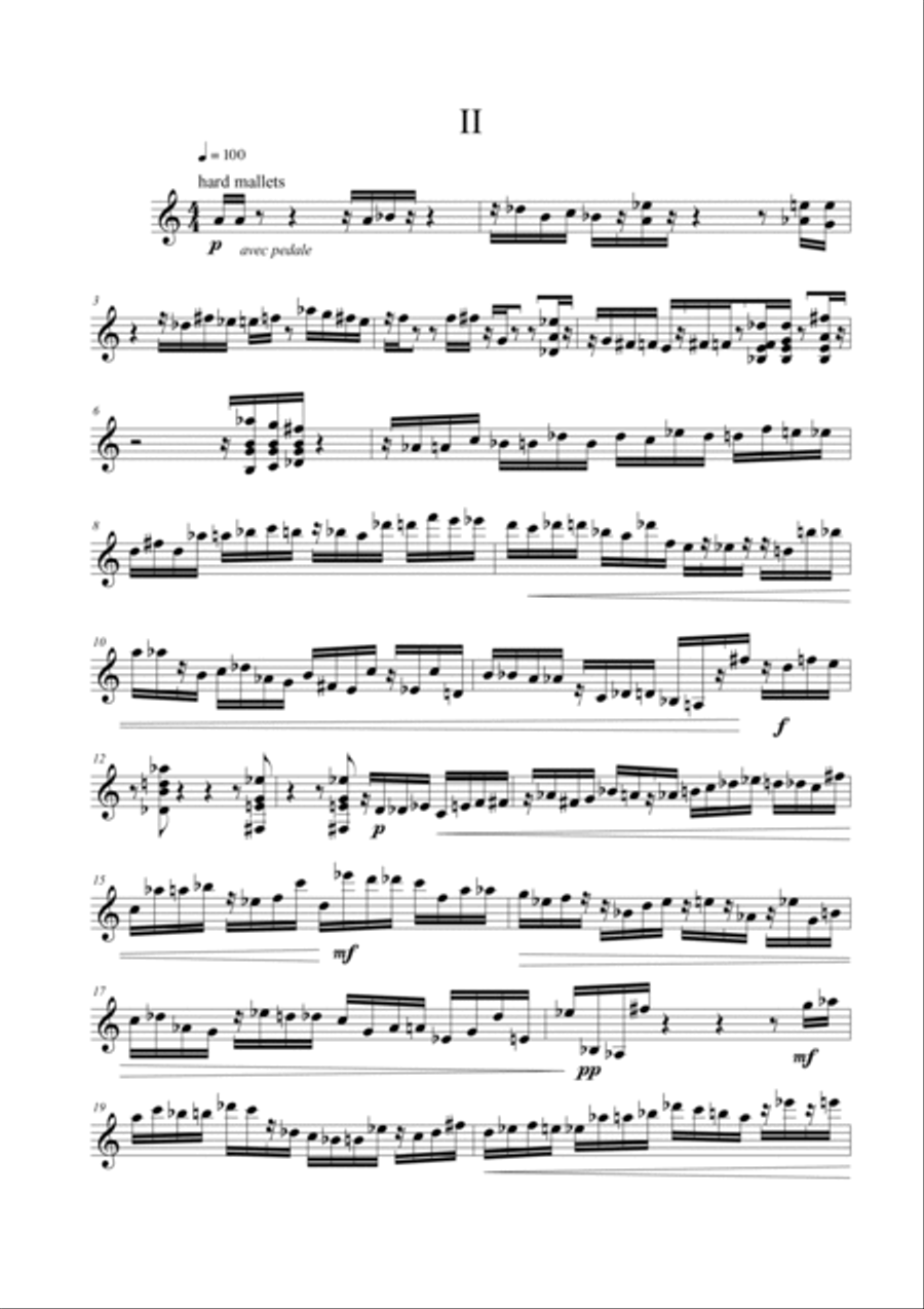 3.27.90 for vibraphone solo Vibraphone scores gallery preview page 4