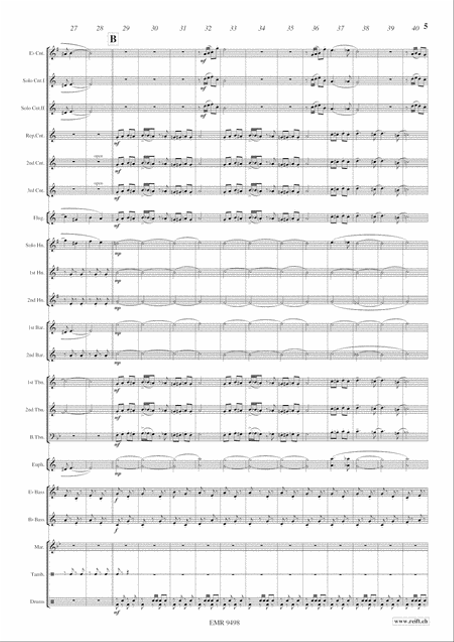 Otto e Mezzo Brass Band scores gallery preview page 6