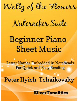 Book cover for Waltz of the Flowers Nutcracker Suite Beginner Piano Sheet Music