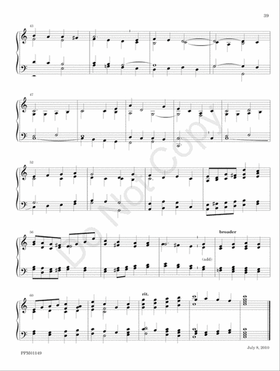 Organ Works for the Church Year Organ scores gallery preview page 45