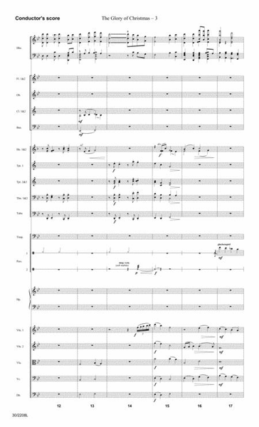 The Glory of Christmas - Full Orchestral Score and Parts image number null