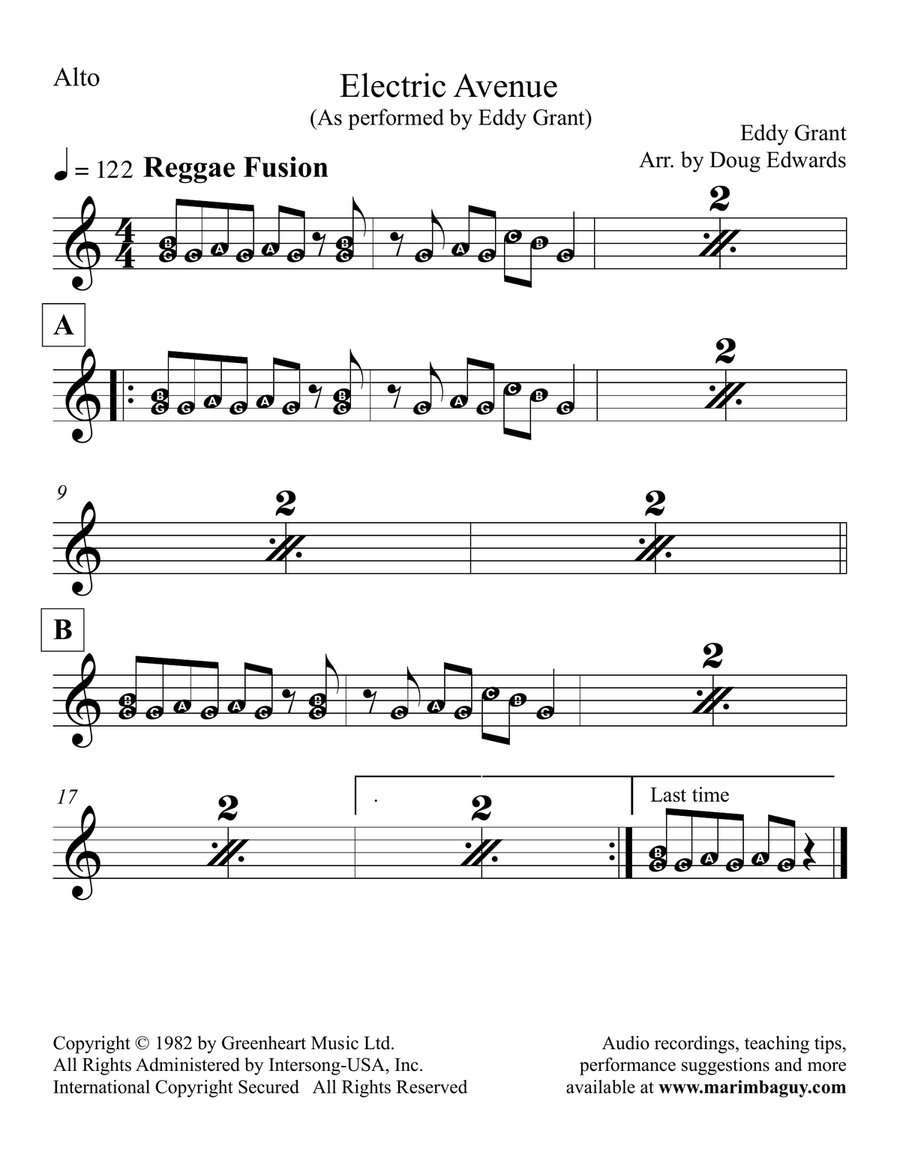 Electric Avenue Percussion Ensemble scores gallery preview page 3