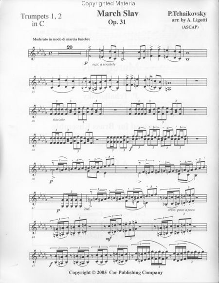 March Slav, Op. 31 (Albert Ligotti)