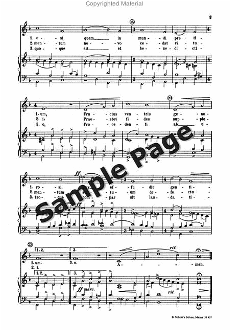 Tantum Ergo Mixed Womens Chorus Unison Choir scores gallery preview page 3