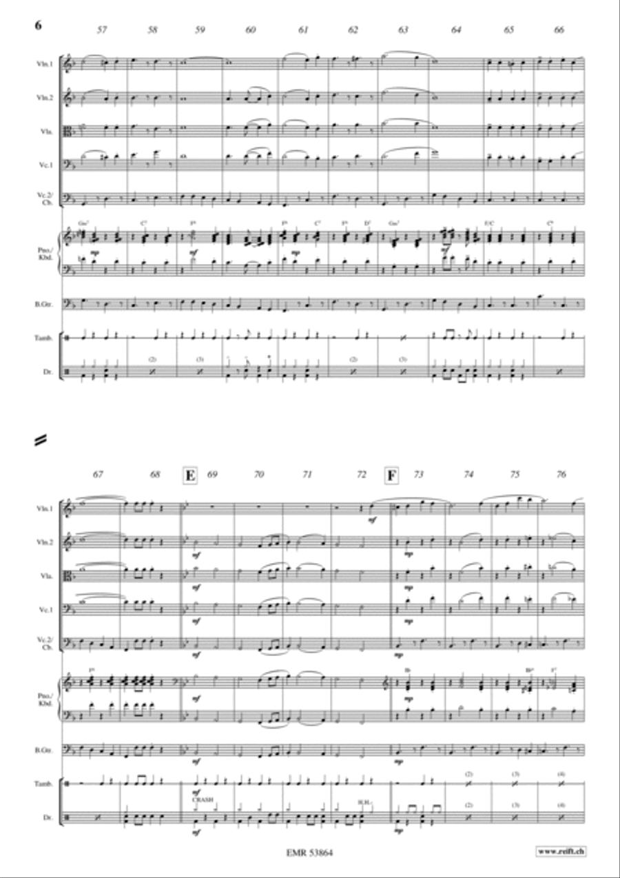 Schonfeld Marsch Bass Guitar scores gallery preview page 5