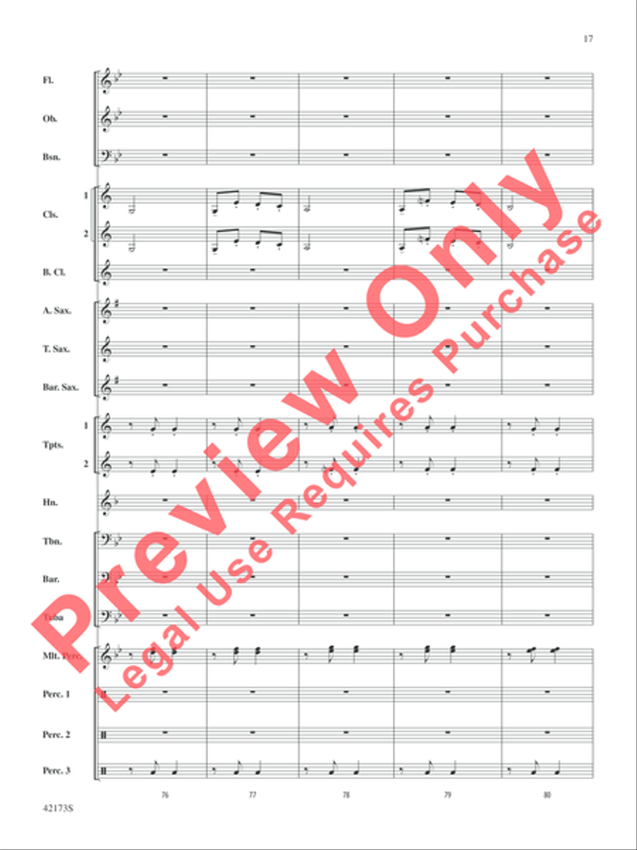 Jingle Band! Concert Band scores gallery preview page 10