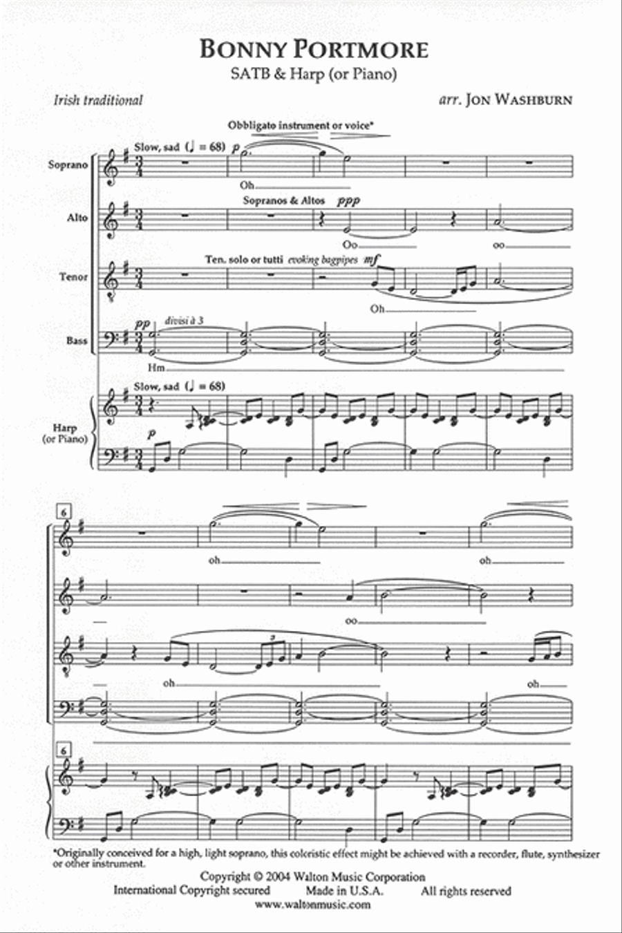 Bonny Portmore 4-Part scores gallery preview page 2