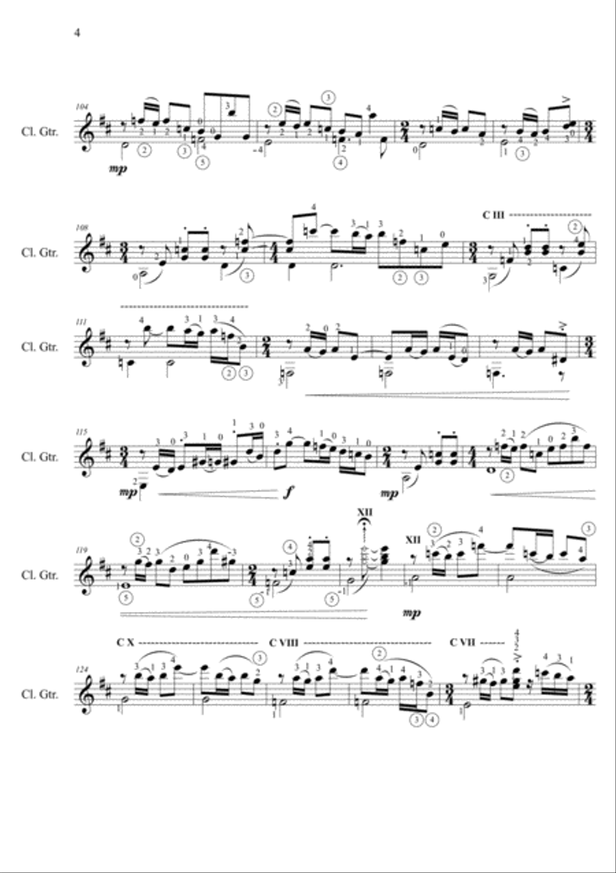 EQUILIBRIUM Guitar Solo scores gallery preview page 4
