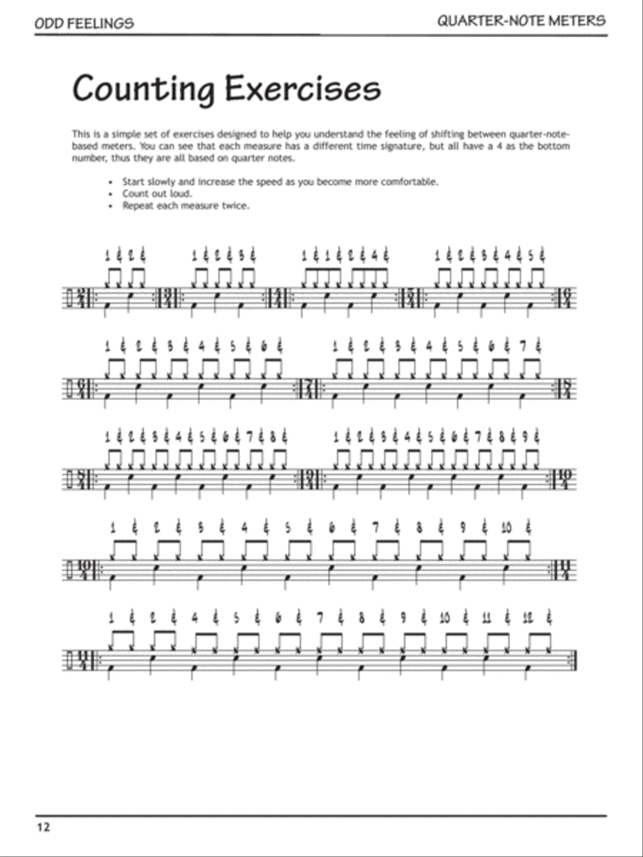 Odd Feelings Percussion scores gallery preview page 4