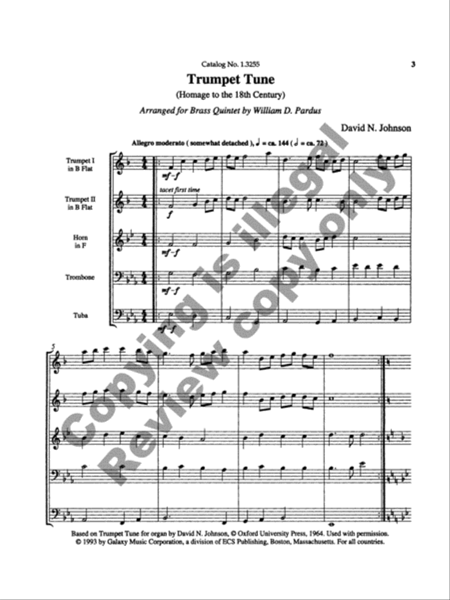 Trumpet Tune