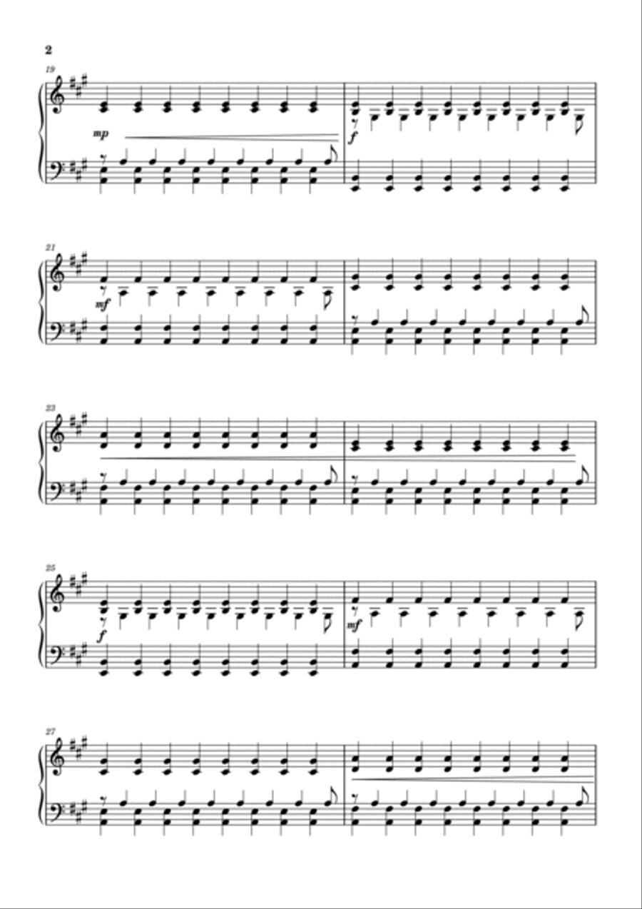 To Build A Home Piano Solo scores gallery preview page 2