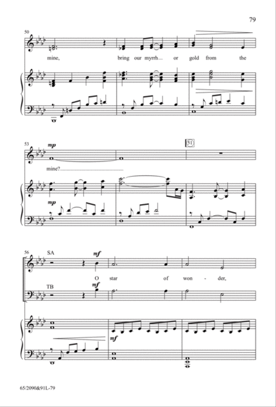 The Glory of Christmas - SATB with Performance CD 4-Part scores gallery preview page 40