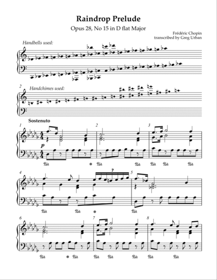 Prelude In D-flat Major, Op. 28, No. 15 