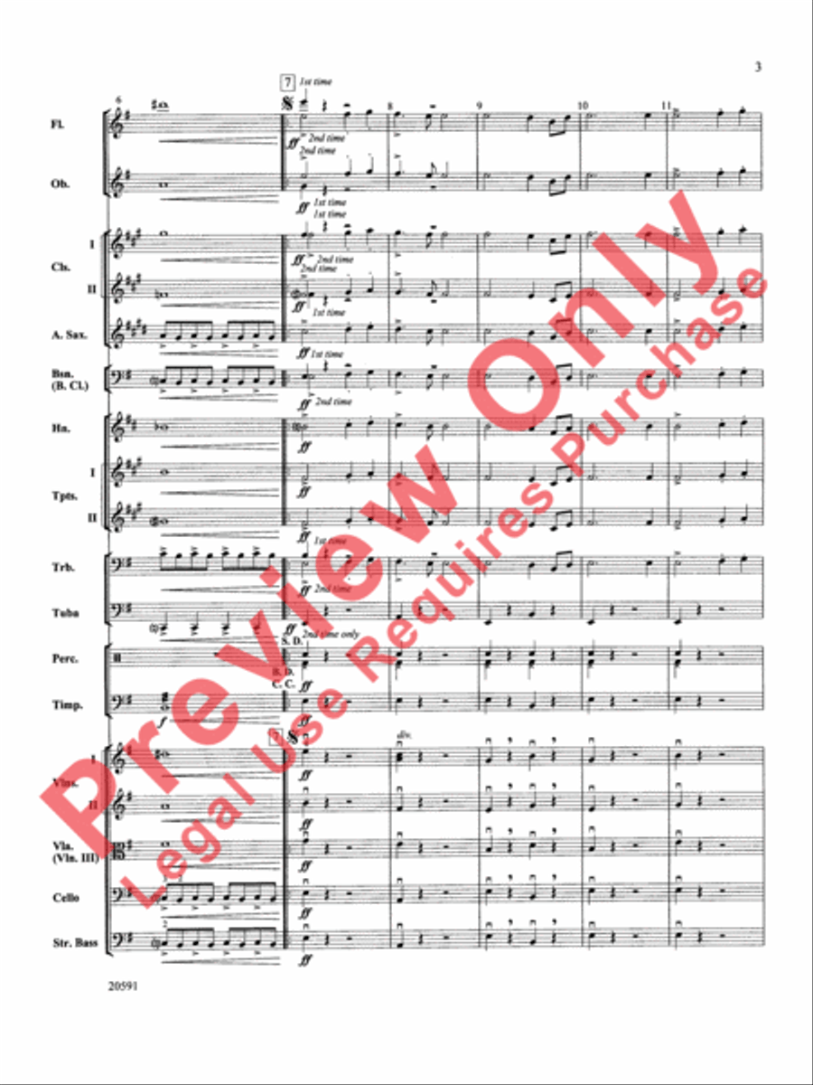 New World Symphony (Fourth Movement) Full Orchestra scores gallery preview page 4