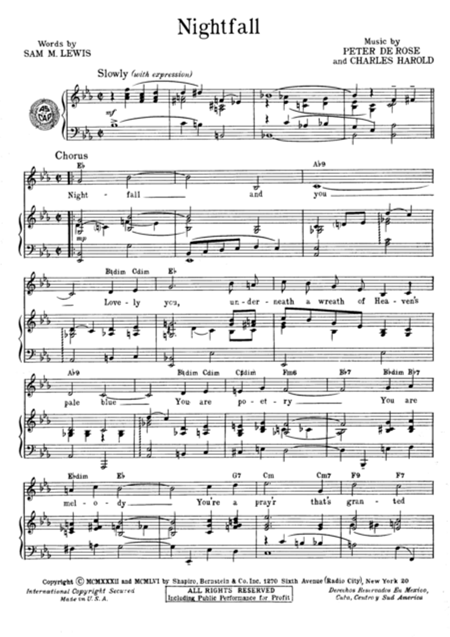 Nightfall Nightfall Voice scores gallery preview page 2