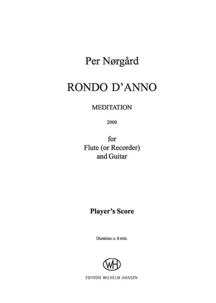 Rondo d'Anno - Meditation