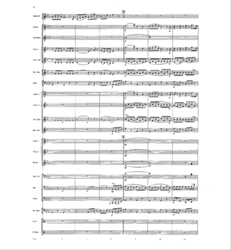 Romanza Concert Band scores gallery preview page 3