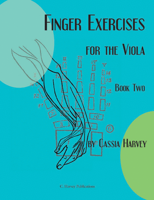 Book cover for Finger Exercises for Viola, Book Two