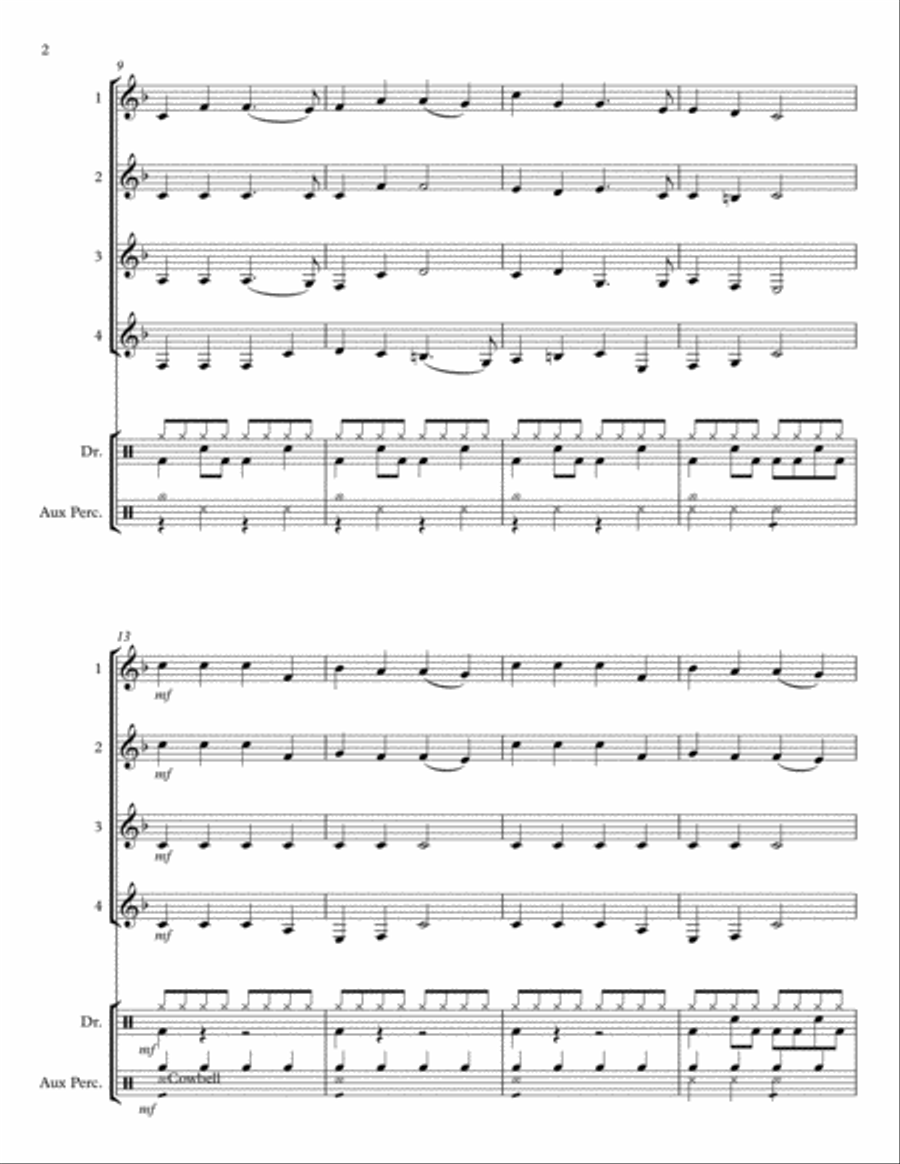Hark! The Herald Angels Sing Full Orchestra scores gallery preview page 2