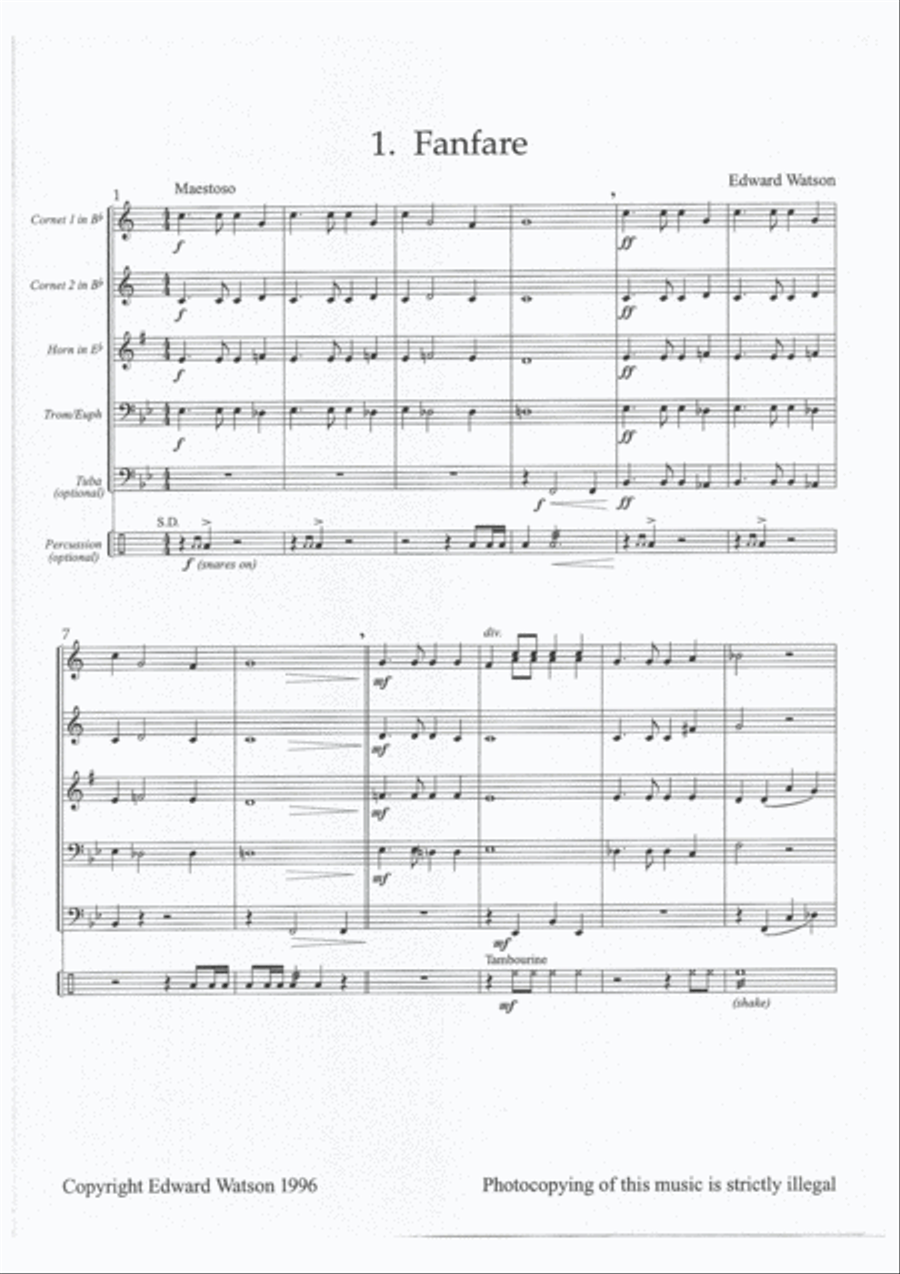 Little Suite Little Suite Cornet scores gallery preview page 4
