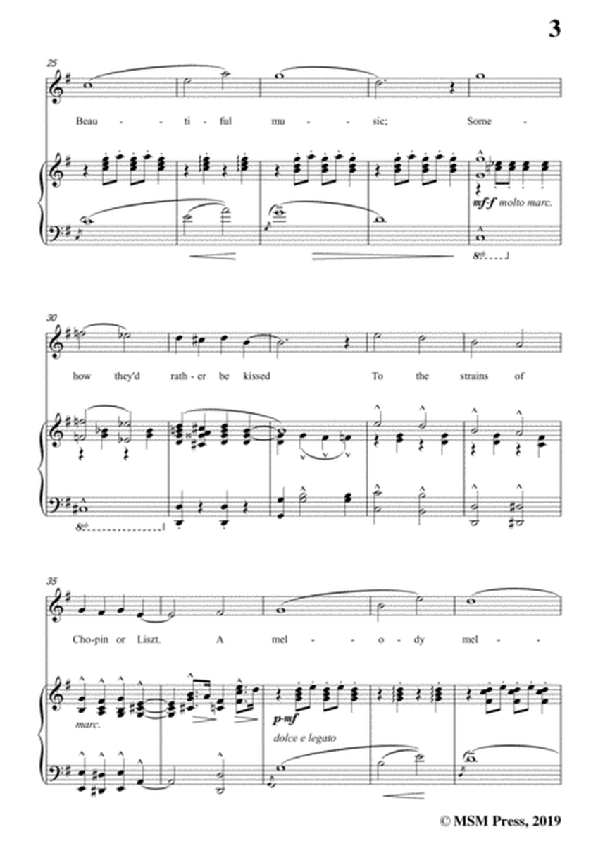 Irving Berlin-Say It With Music,in G Major,for Voice&Piano image number null