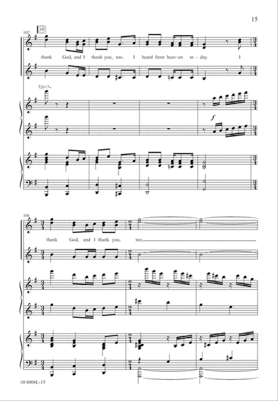 Peter, Go Ring Them Bells SSA scores gallery preview page 16