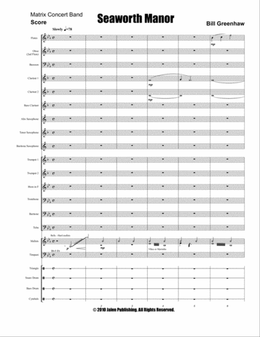 SeaworthManor Concert Band scores gallery preview page 2