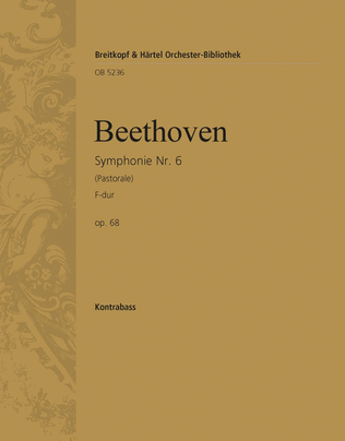 Book cover for Symphony No. 6 in F major Op. 68
