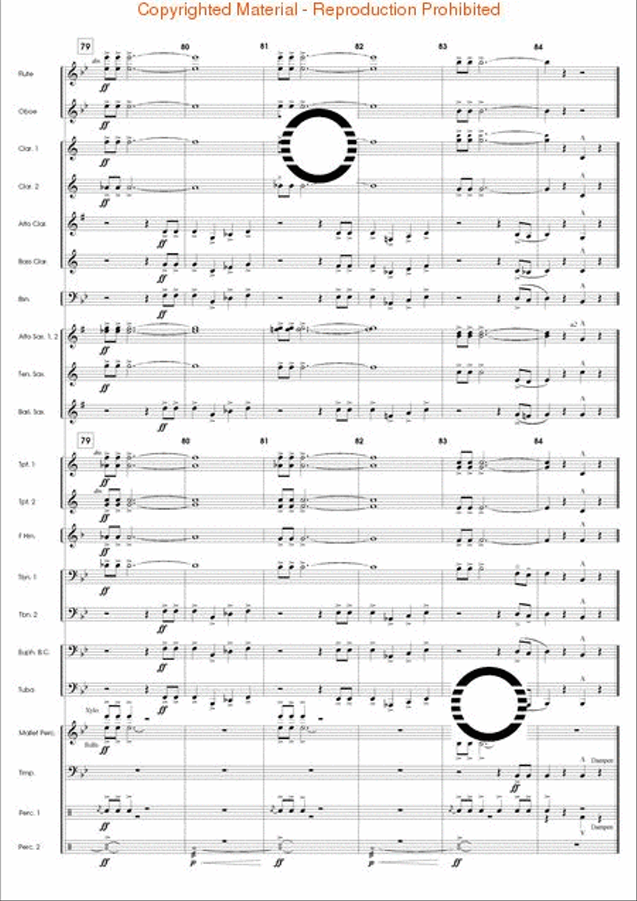 Armada of Freedom Armada of Freedom Concert Band scores gallery preview page 17