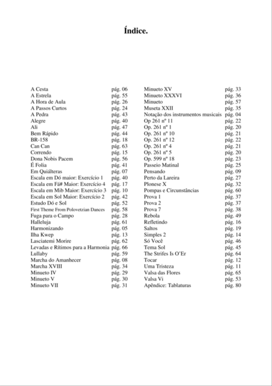 Coleção Melodias e Harmonias Variadas Large Ensemble scores gallery preview page 3